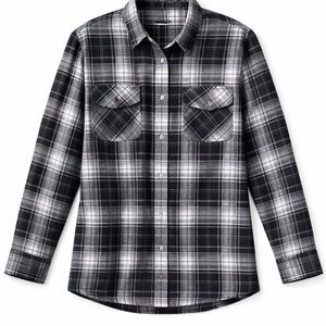 American Eagle Outfitters Monochrome Plaid Shirt